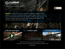 Tablet Screenshot of anasteel.com